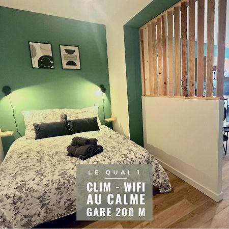 Le Quai 1 - Spacieux Studio Neuf Calme - Clim - Wifi - Gare A 200M Agen Exteriér fotografie